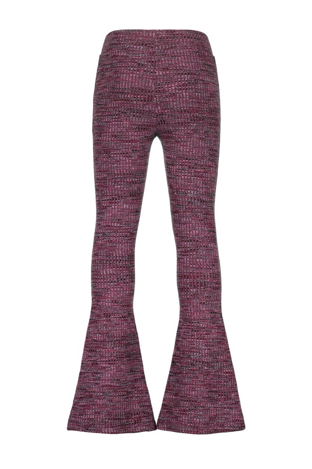 Vingino flared broek Sya paars/zwart