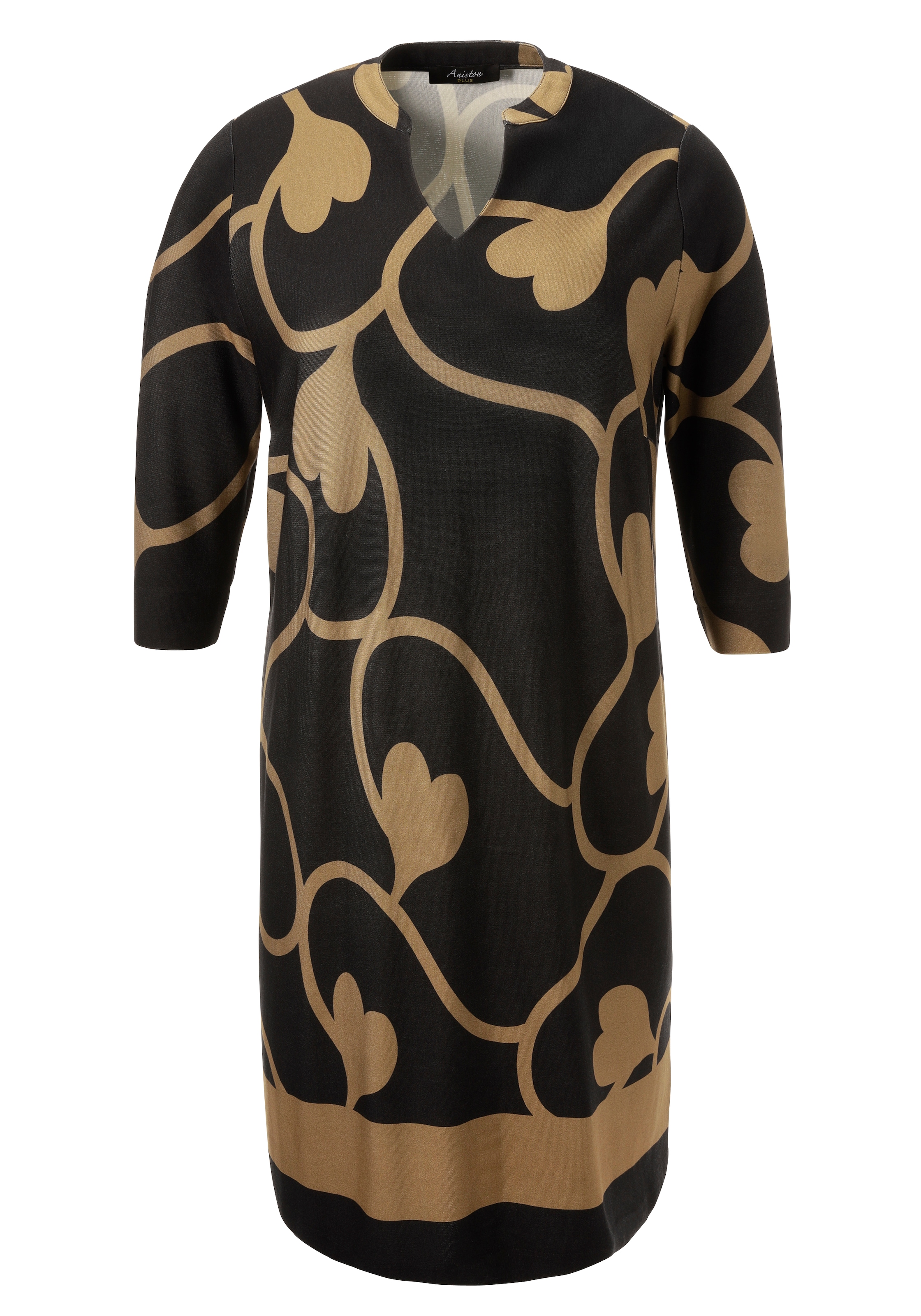 Aniston PLUS Jerseykleid mit interessantem Allover-Print - NEUE KOLLEKTION