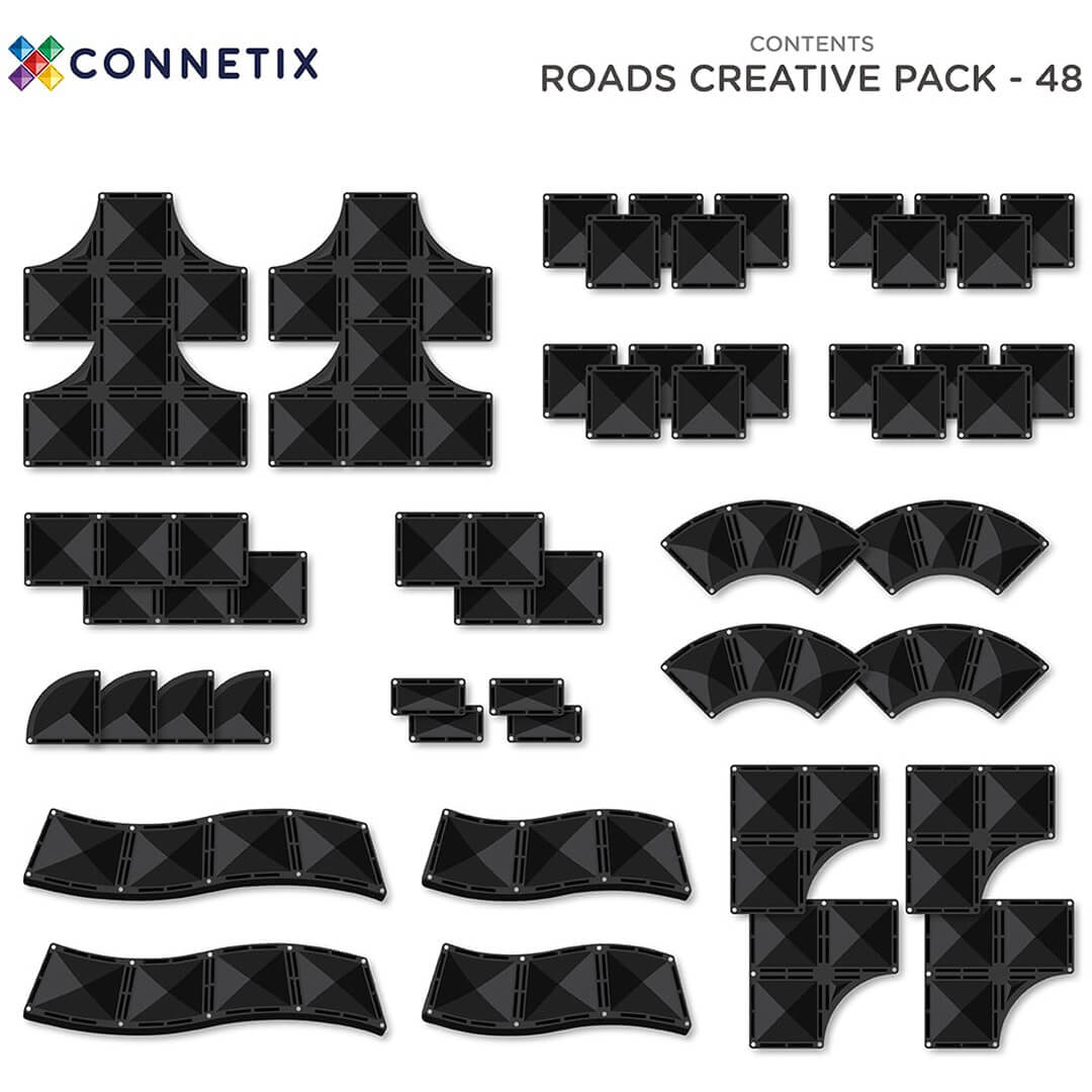 Connetix magnetische tegels - creative roads