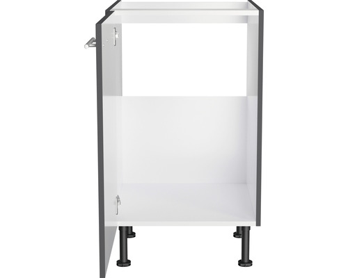 Optifit spoelbakonderkast Ingvar420 BxDxH 50x58,4x87 cm antraciet mat gedemonteerd scharnier omkeerbaar (links of rechts te monteren)