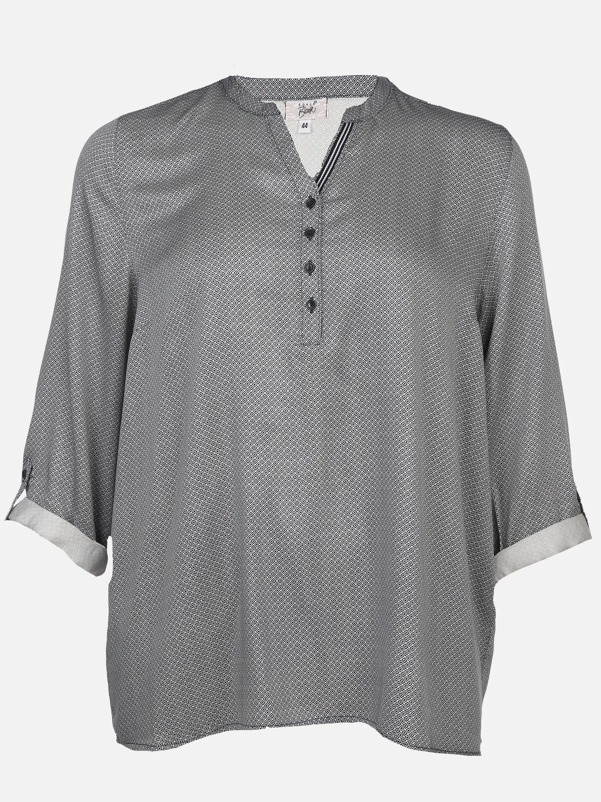 Große Größen Bluse im Minimalprint