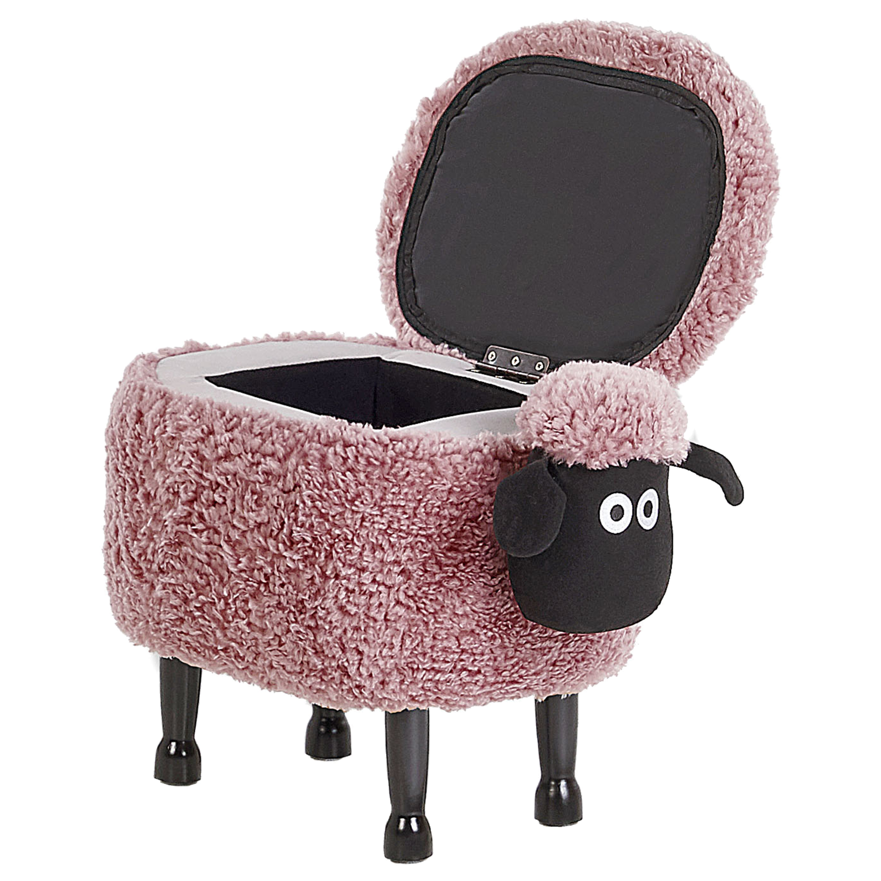 Beliani - SHEEP - Hocker - Roze - Polyester
