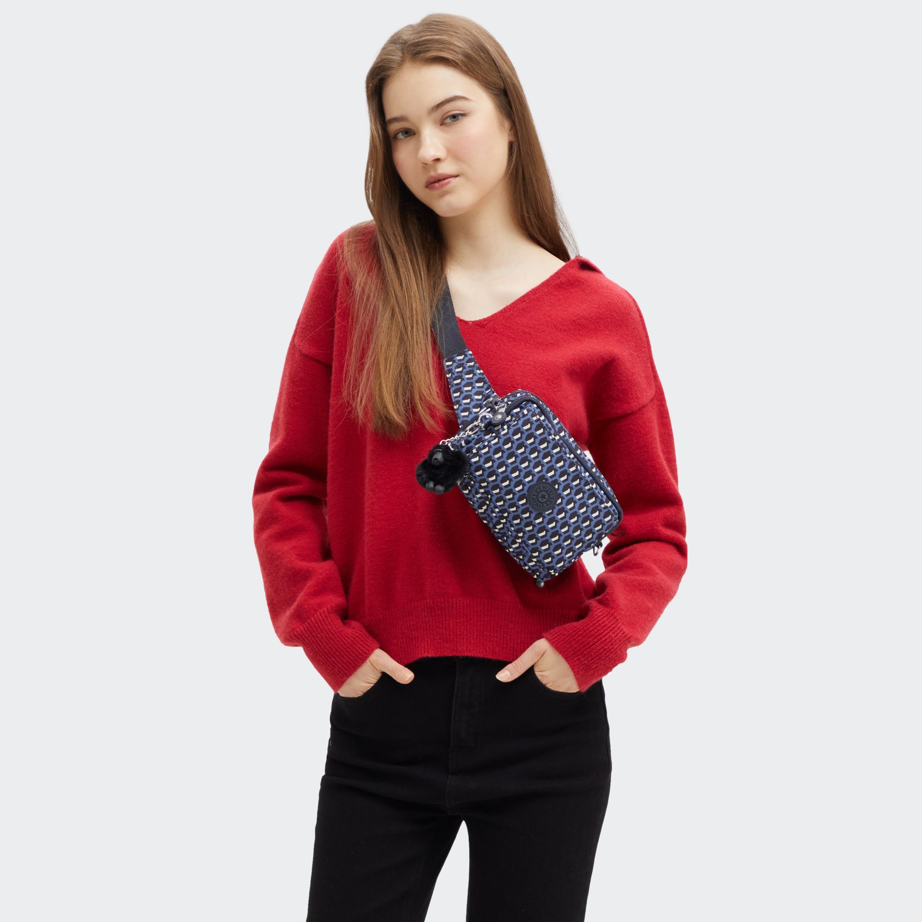 ABANU MULTI Mini sac 2 en 1 banane et à bandoulière - 3D K Blue