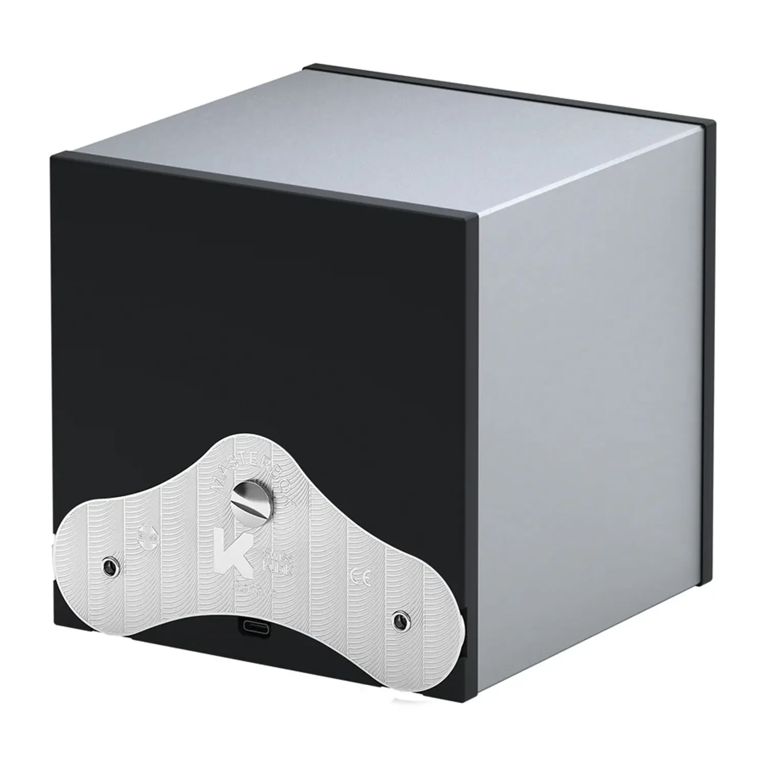 SwissKubik Masterbox Aluminium Silver Watch Winder 1 ur Sølv Aluminium SK01.AE002