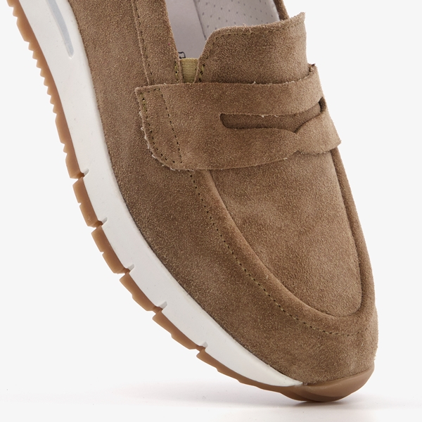 Hush Puppies leren instappers beige