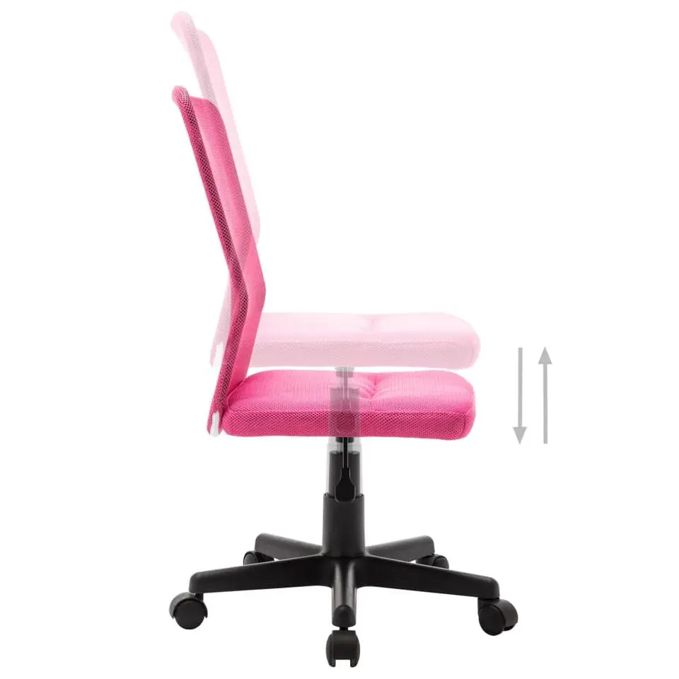 vidaXL - Bureaustoel - Roze - Gaas