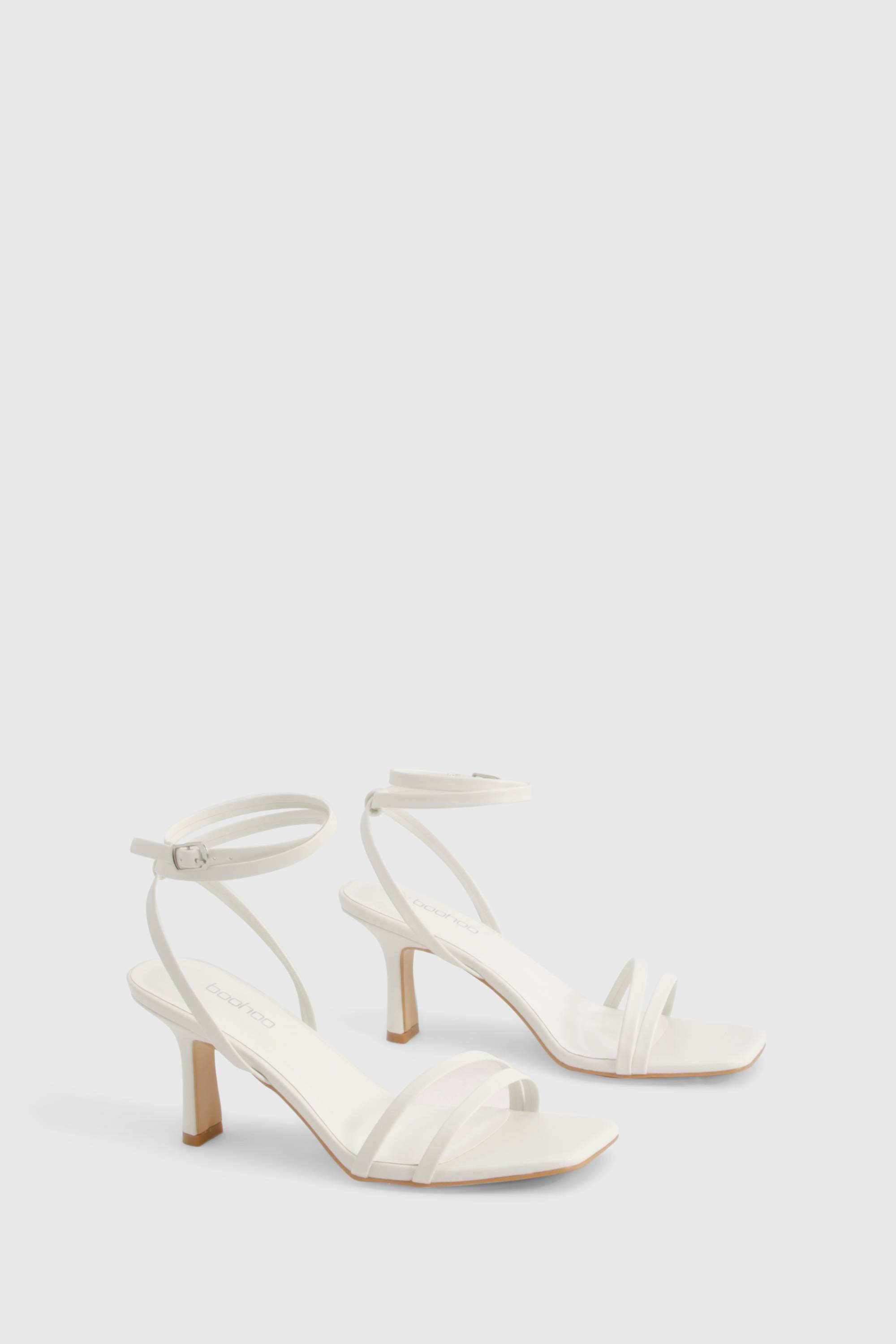 boohoo Talons mi-hauteur à double bride