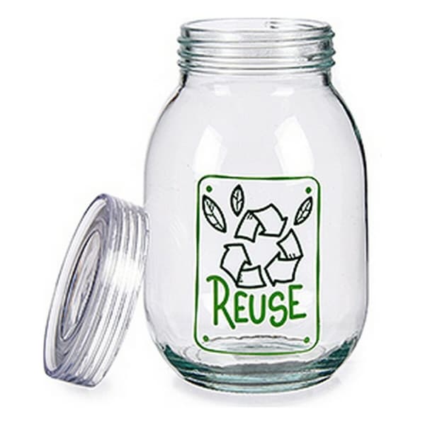 Boks Vivalto Reuse Gjennomsiktig 1,8 L Glass (4 enheter)