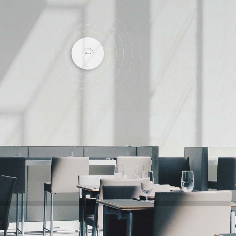 TP-Link Omada AX1800 1800 Mbit/s Blanc Connexion Ethernet, supportant l'alimentation via ce port (PoE)