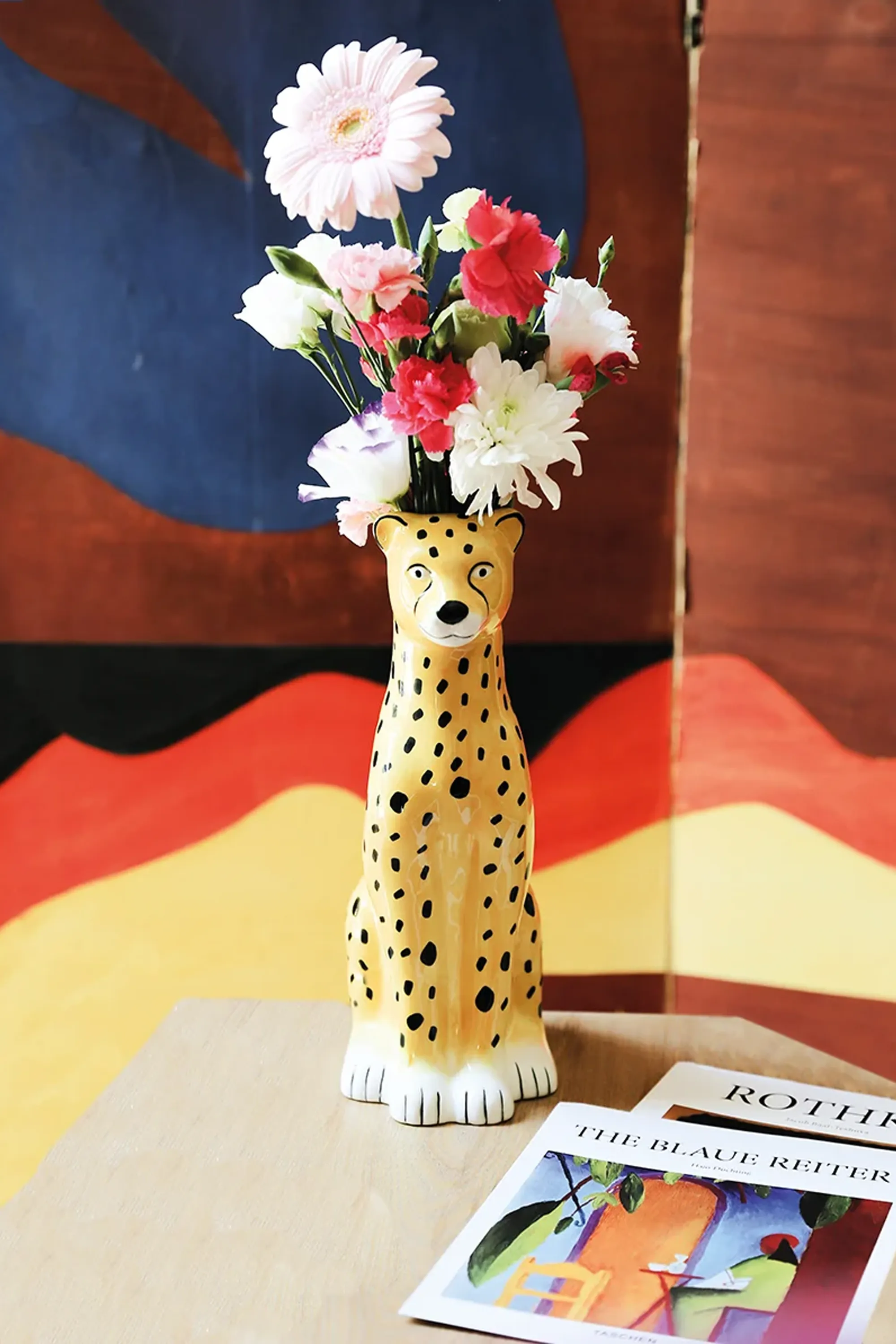 DOIY vase Cheetah Multicolore