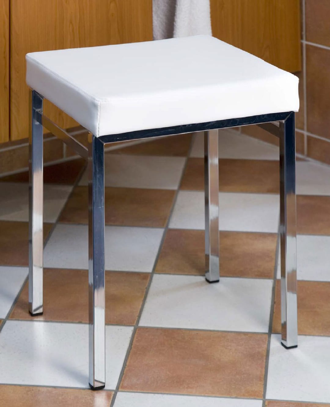 Hocker REMI Kunstleder weiß
