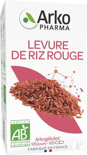 Arkogélules Levure De Riz Rouge Bio 120 Gélules