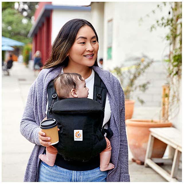 Ergobaby Adapt Soft Touch Cotton draagzak Onyx Black