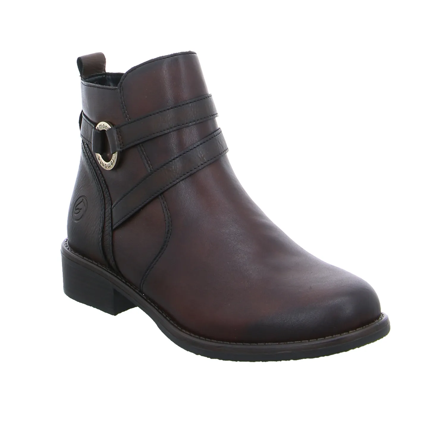 REMONTE Boot Braun Leder