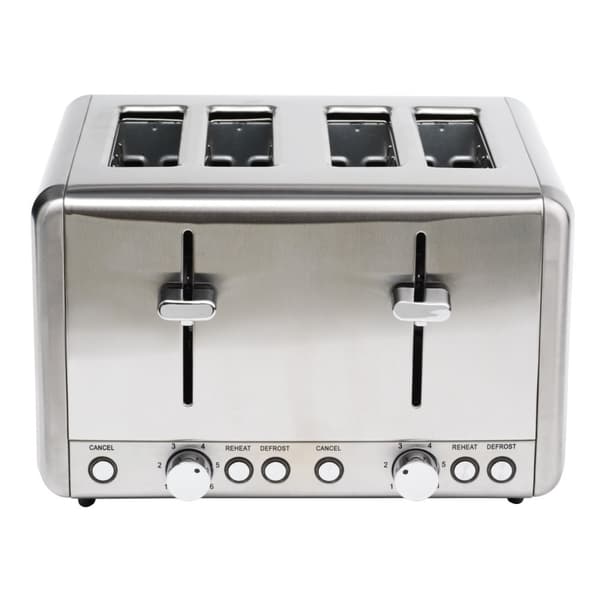 Champion Brødrister 4 plater 1000W BR420 Rustfritt stål