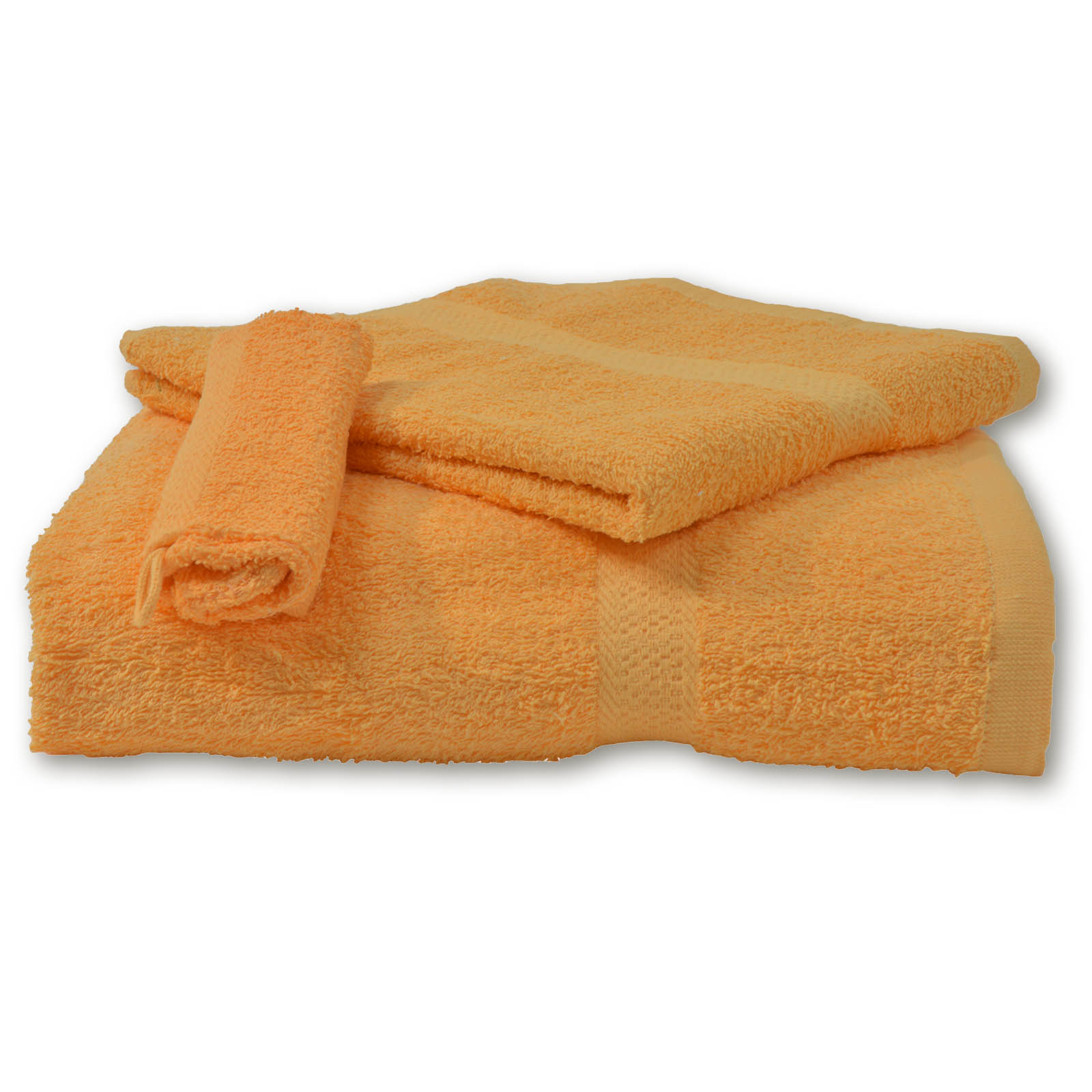 Duschtuch - Baumwolle - orange - 65x130 cm