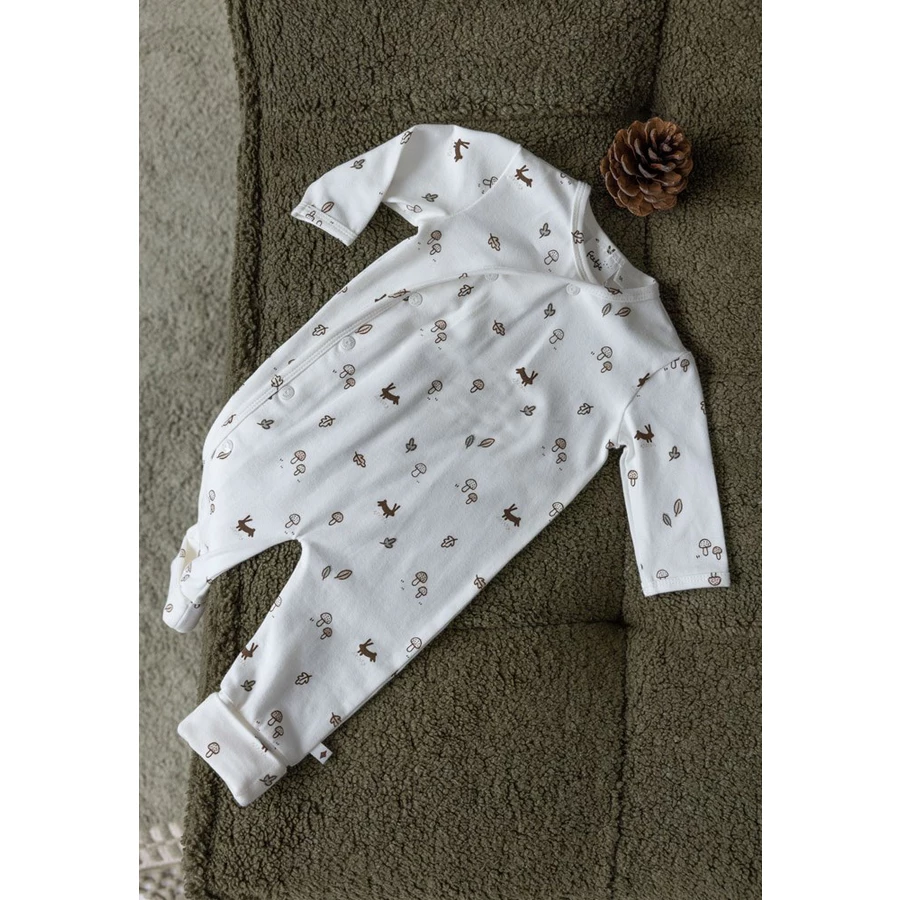 Feetje Schlafoverall Little Forest Friends Natur