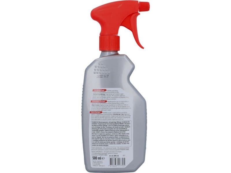 NIGRIN Cockpit-Pflege Citrus 500 ml Cockpitpflege, für die Reinigung aller Kunststoffteile im Innenraum des Fahrzeugs