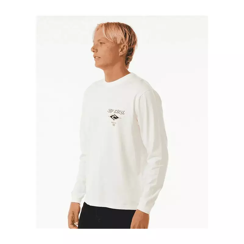 Teeshirt RIPCURL Fade Out Icon L/S Tee Bone