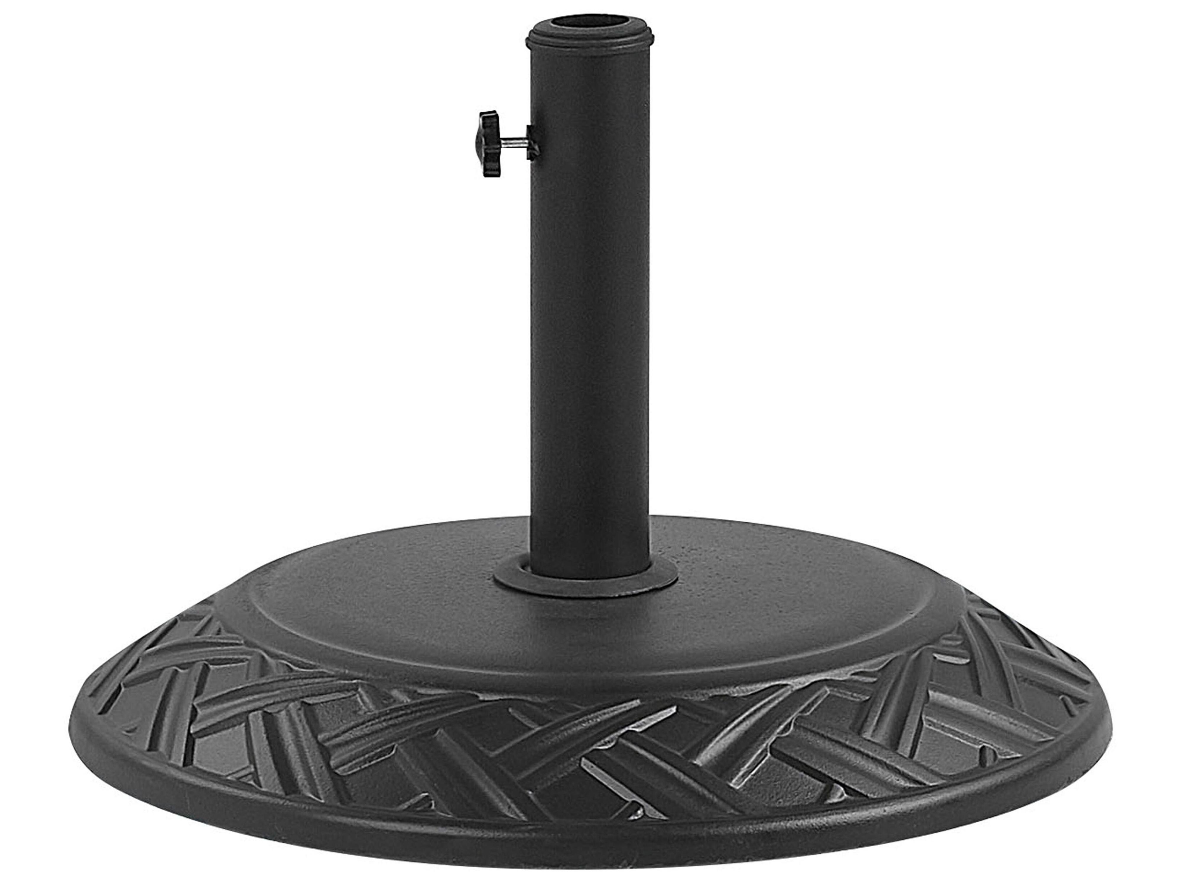 Parasolvoet CAPACI Zwart Rond 21 kg