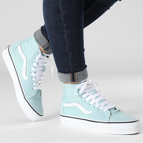Baskets Femme Sk8 Hi Tapered 5KRUH7O Color Theory Canal Blue
