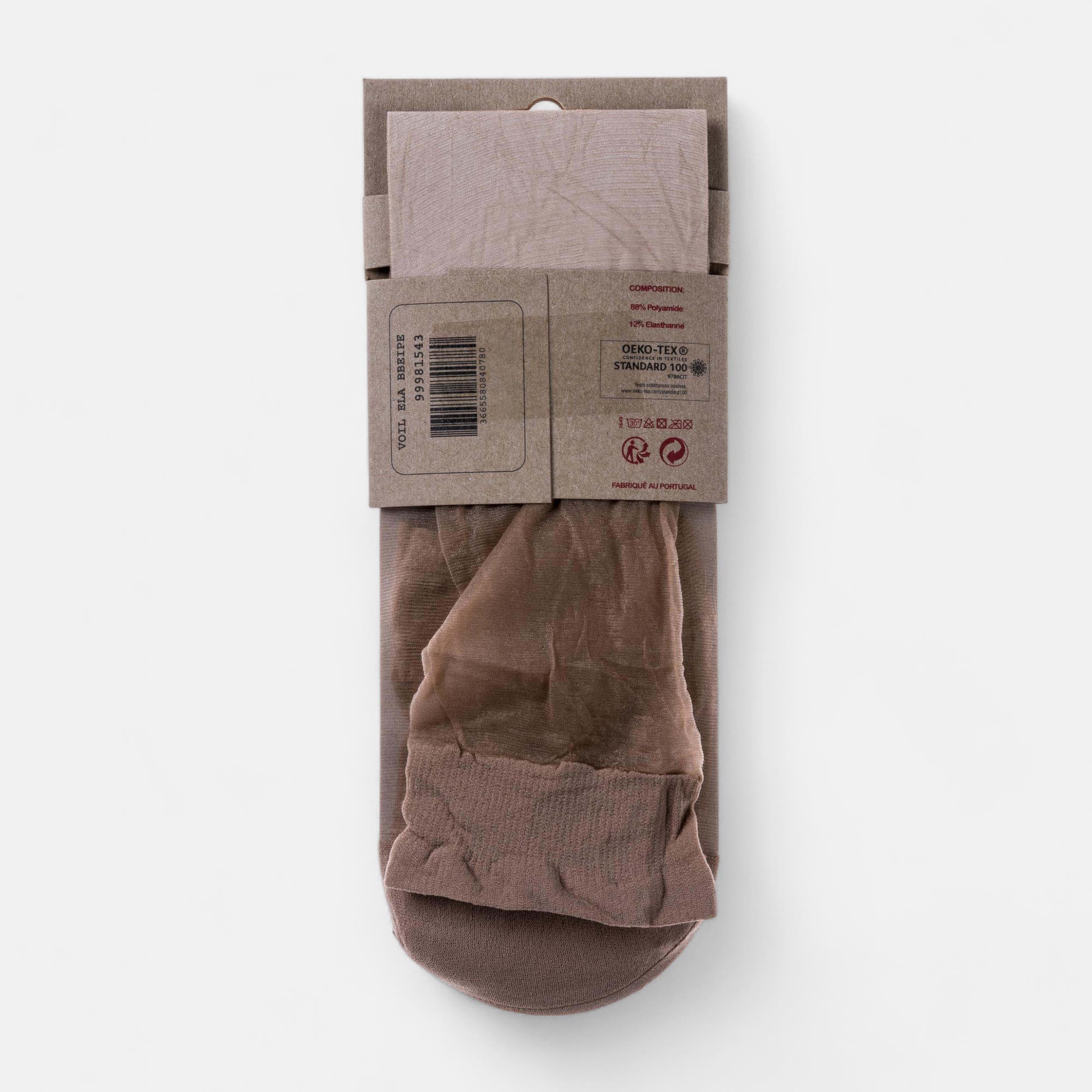 Mi-bas Femme beige