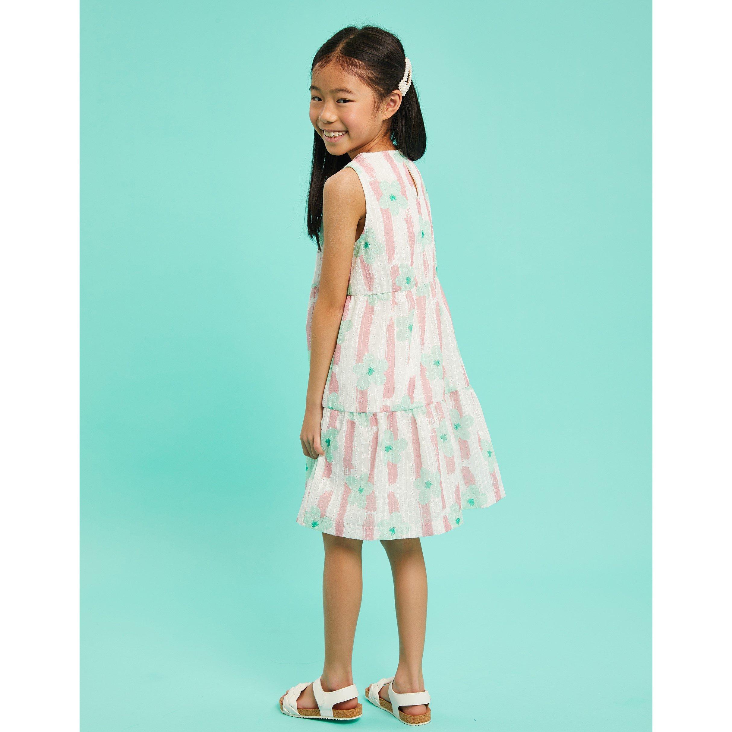 Threadbare Striped Floral Jersey Dress