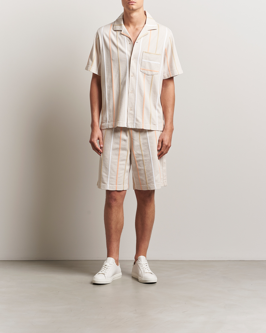 J.Lindeberg Simon Stripe Shorts Moonbeam