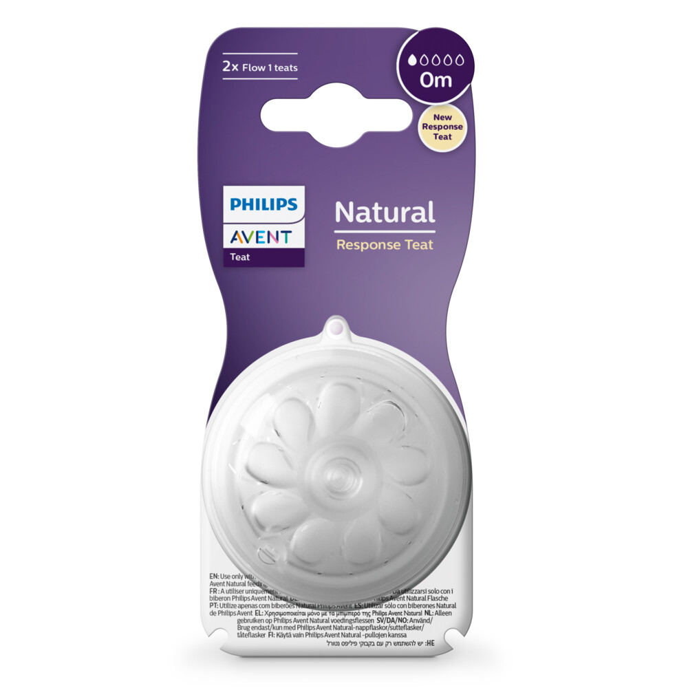 Philips Avent Flesspeen Natural Response Flow 12 stuks