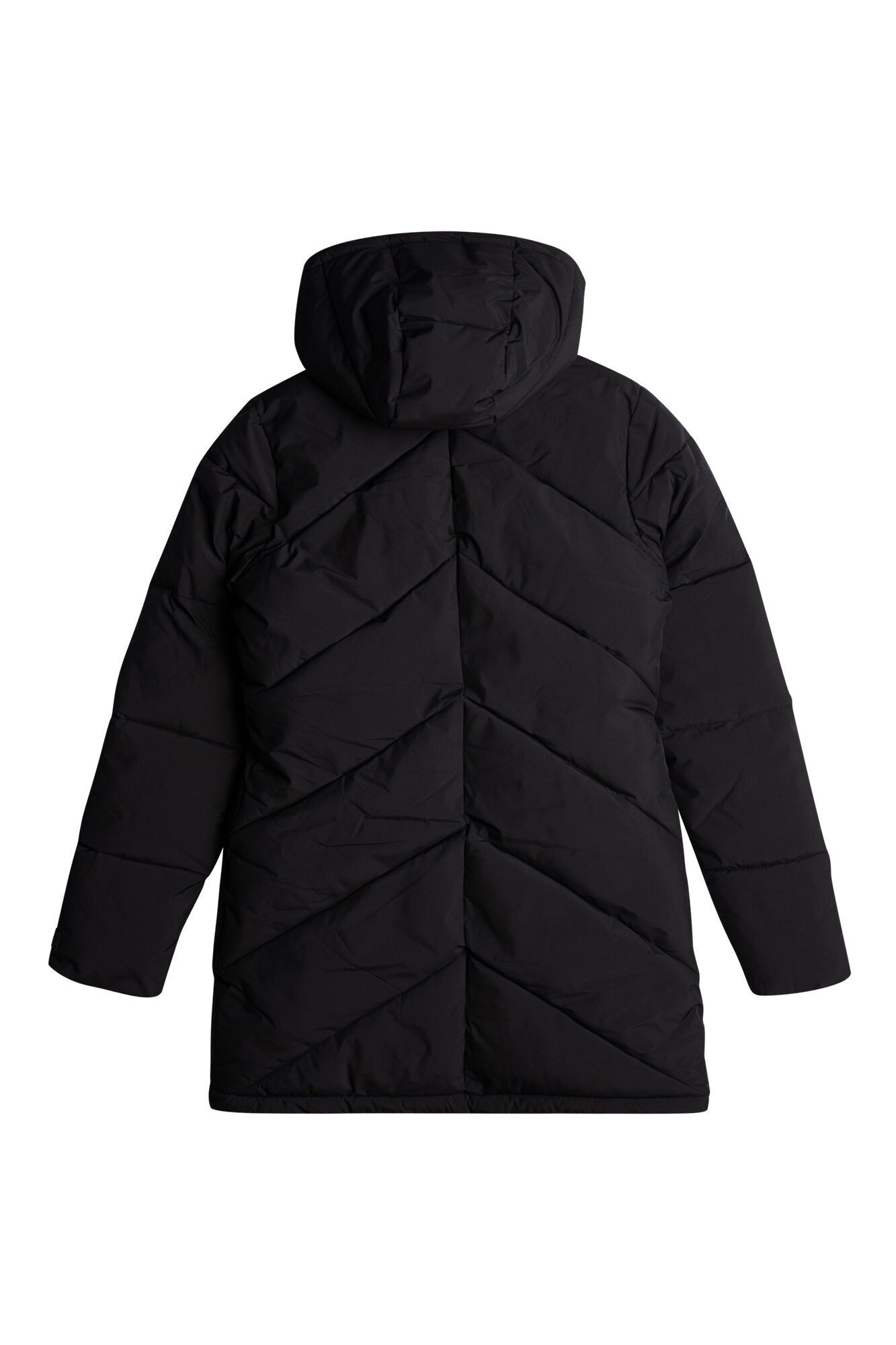 Better Weather™ - Jaqueta feminina longa acolchoada com capuz