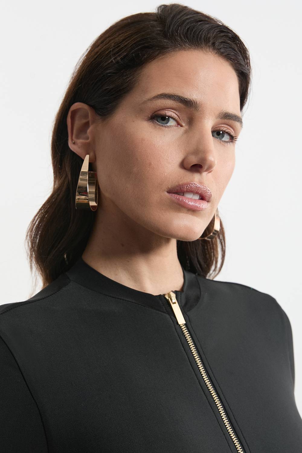 KarenMillen Maillot de bain à manches longues avec zip doré