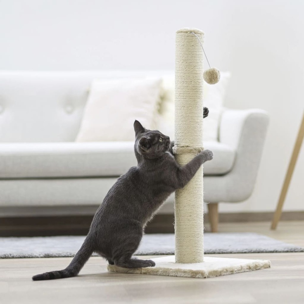 Grattoir pour chat opal maxi 78 cm beige