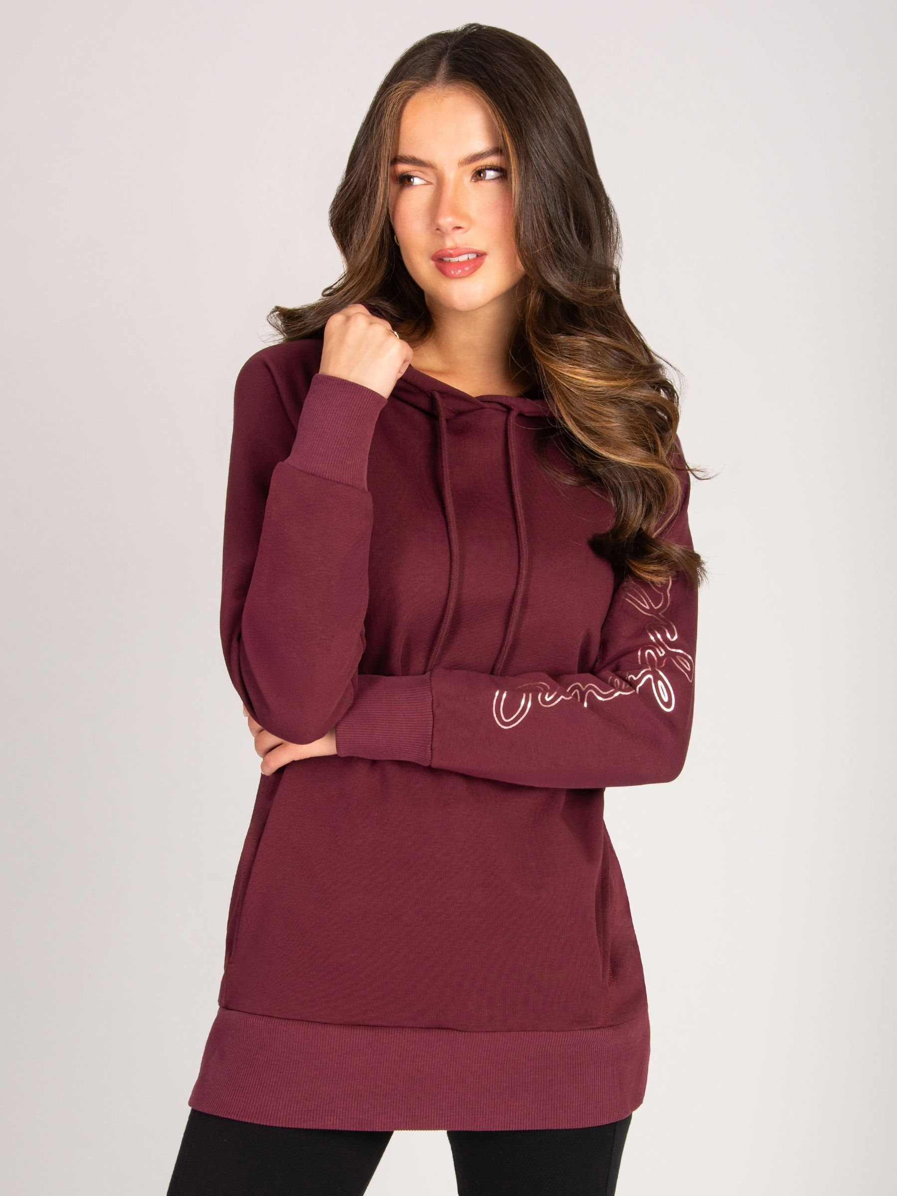 Rood - Pineapple - Lange hoody