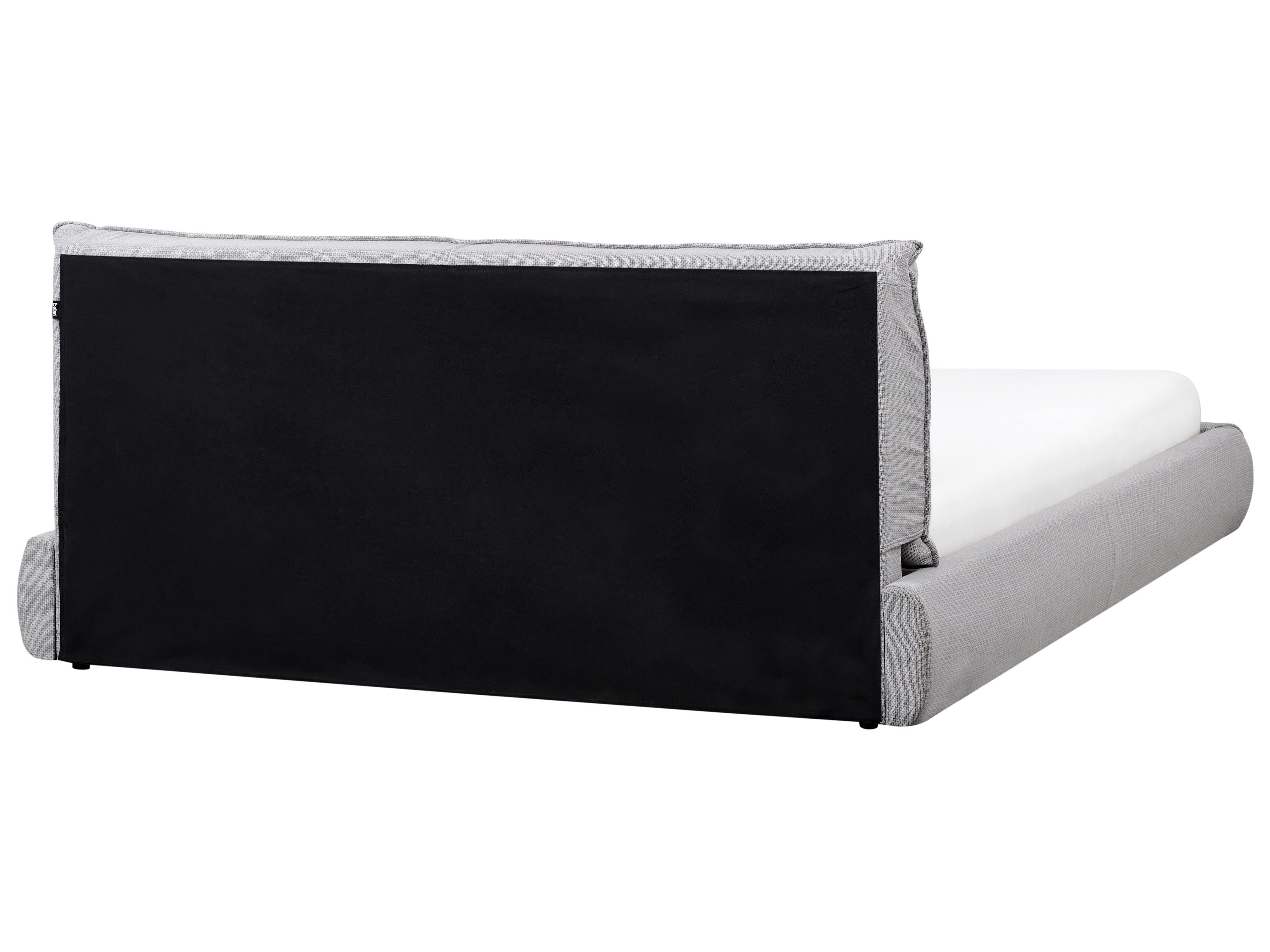 Waterbed Stof VINAY 180 x 200 cm Lichtgrijs