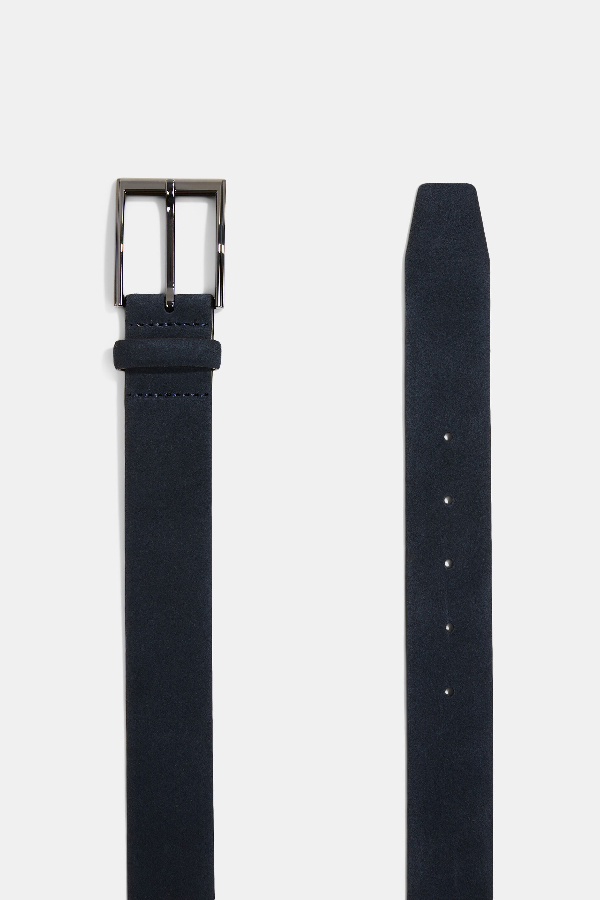 Ceinture en cuir velours