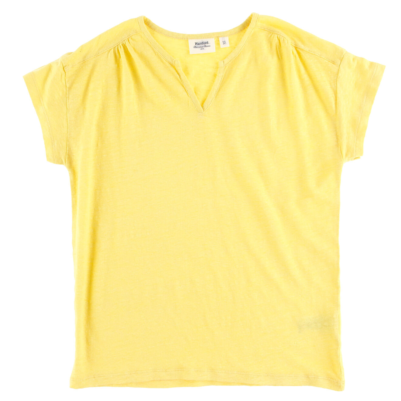 Hartford T-Shirt 100% Lin Marguerite jaune