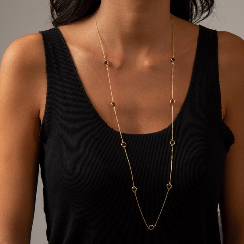 Collier Argent Rose Goutte De Cristal Pierres Rose Et Grise