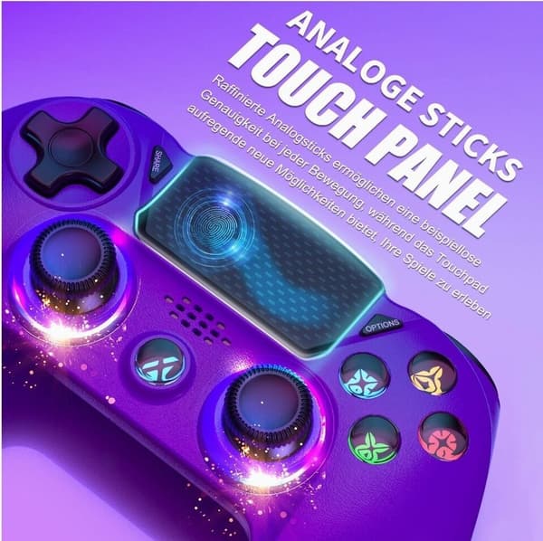 Wireless Controller For PS4 PlayStation Game Pad Purple