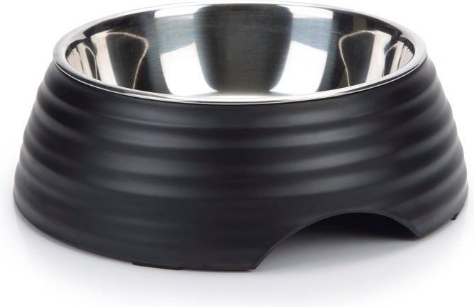 Beeztees hondenvoerbak Rimpu zwart D 22 H 7 cm 700 ml