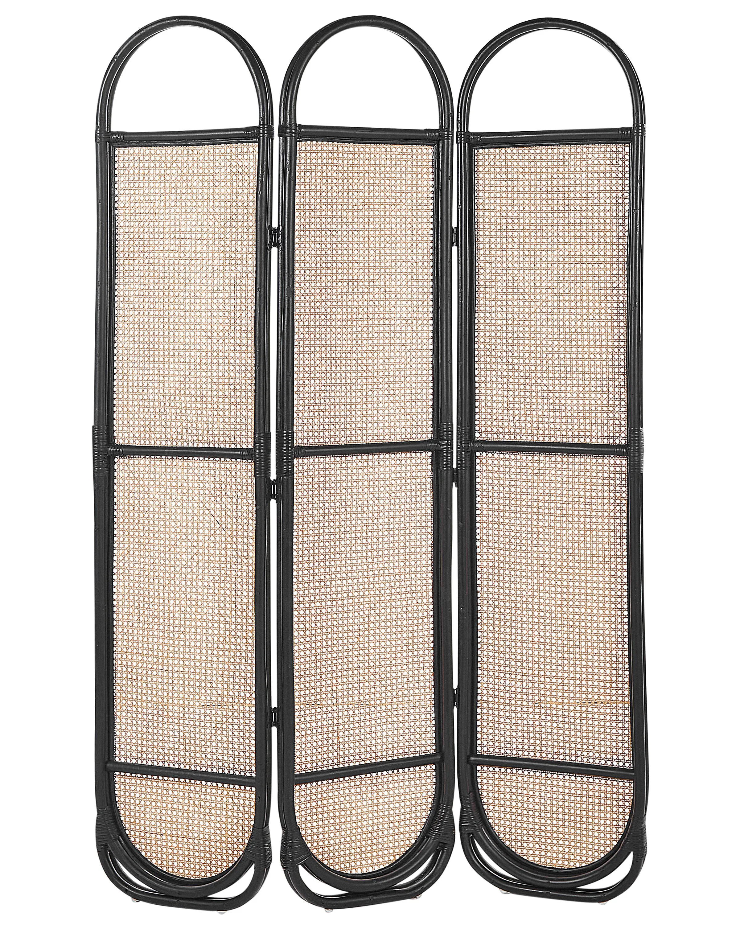Roomdivider met 3 panelen CORTONA Lichtbruin 118 cm 180 cm