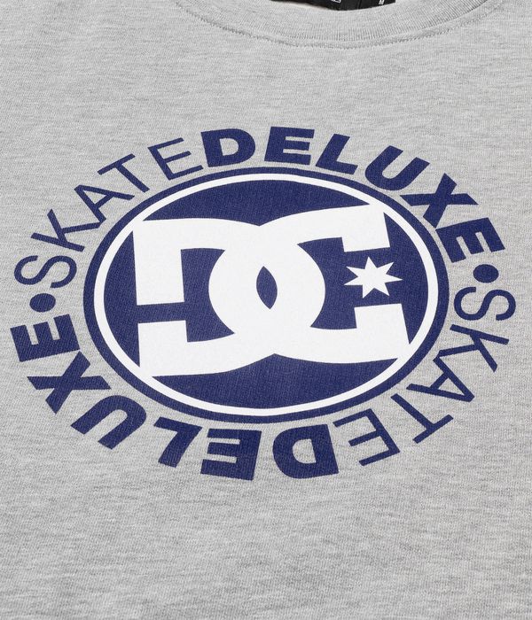 skatedeluxe x DC Round Icon Sweatshirt (heather grey)