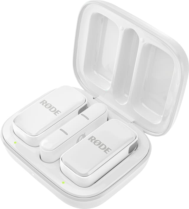 Røde Wireless Micro mikrofoner og modtagersæt (Lightning, hvid)