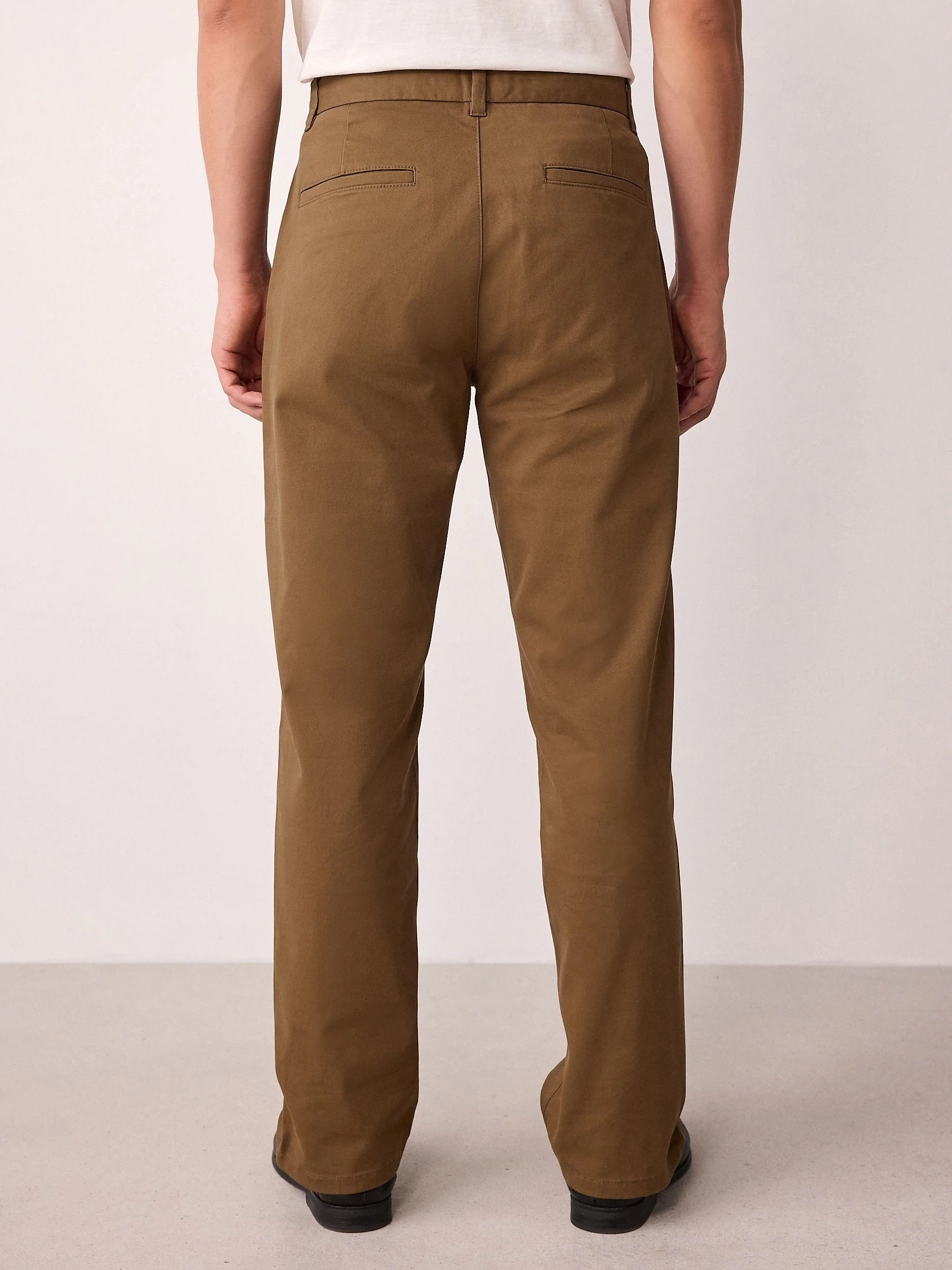 Lichtbruin - Straight fit - Stretchy chino