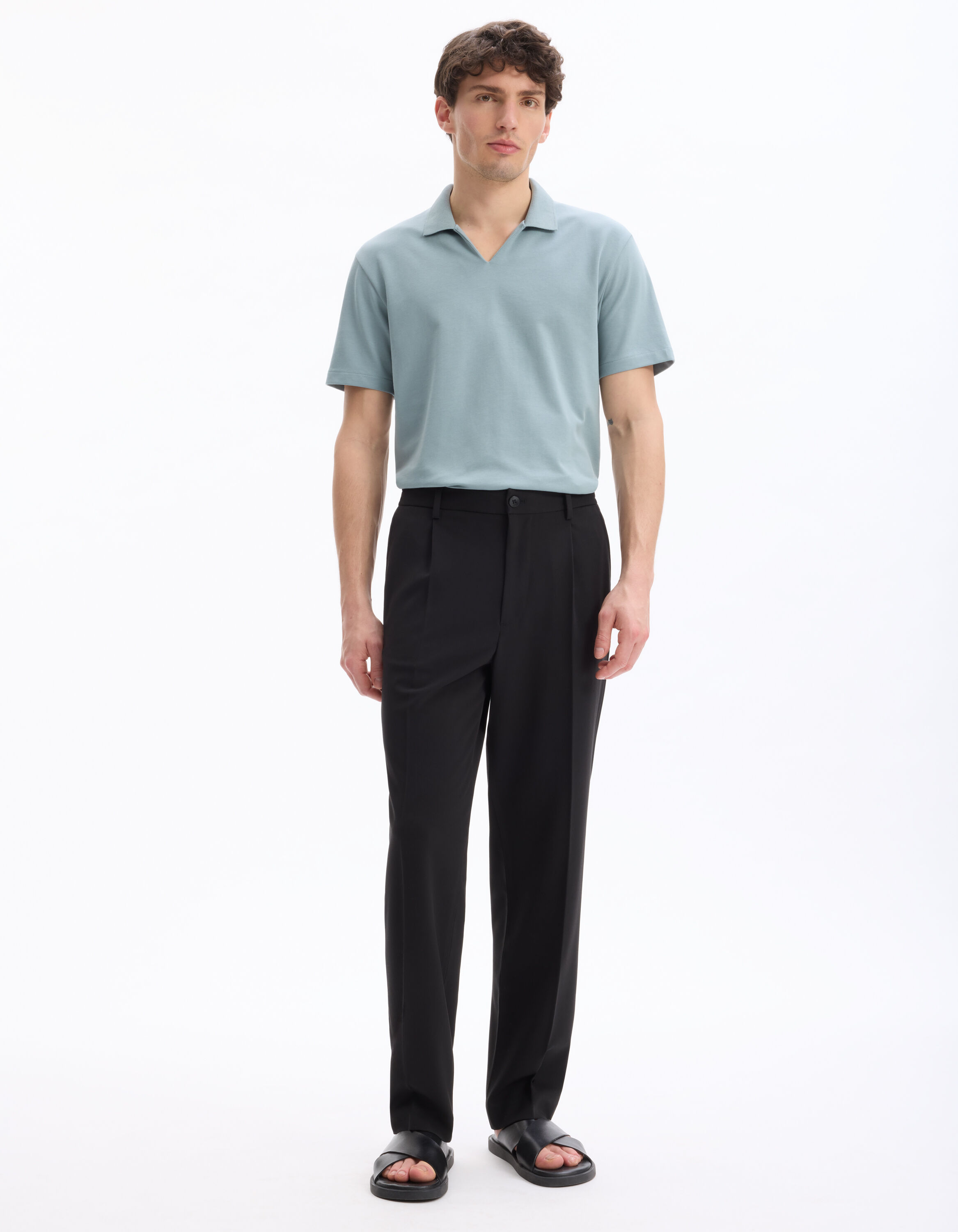 Pantalon 24H loose stretch - noir