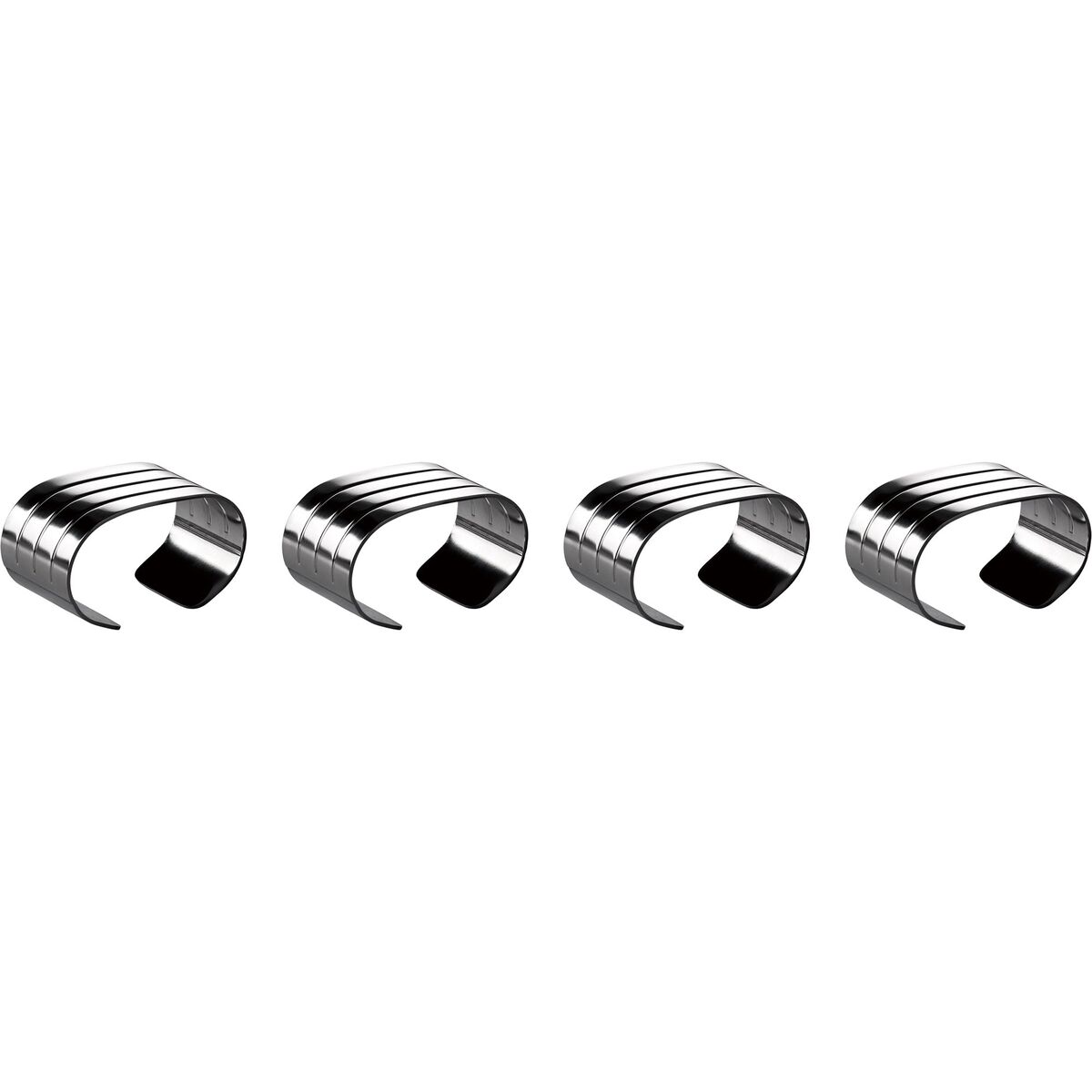 Groovy Serviettholder, Rustfritt stål 4 pk