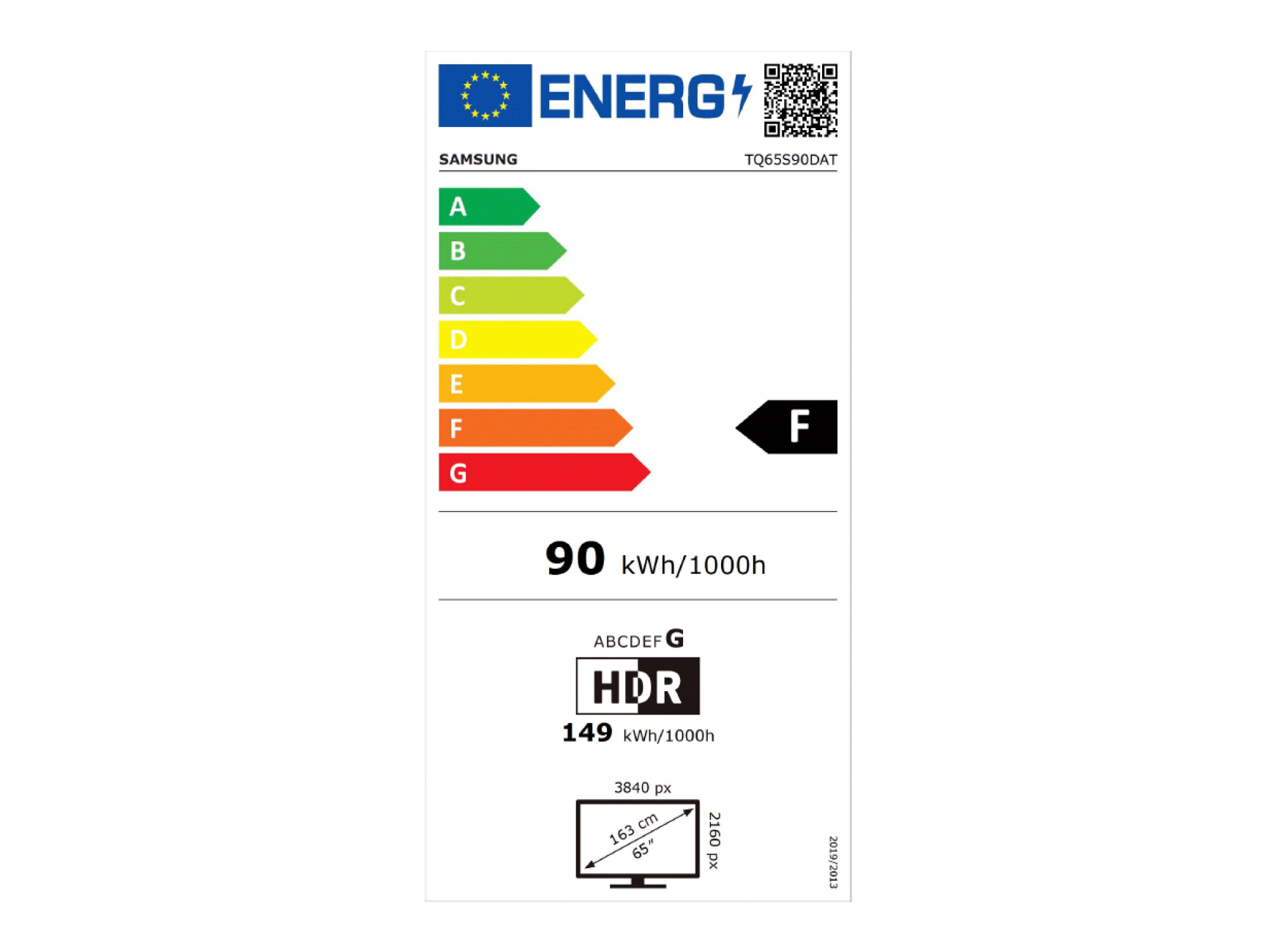 TV OLED SAMSUNG TQ65S90DATXXC (4K SMART 65\