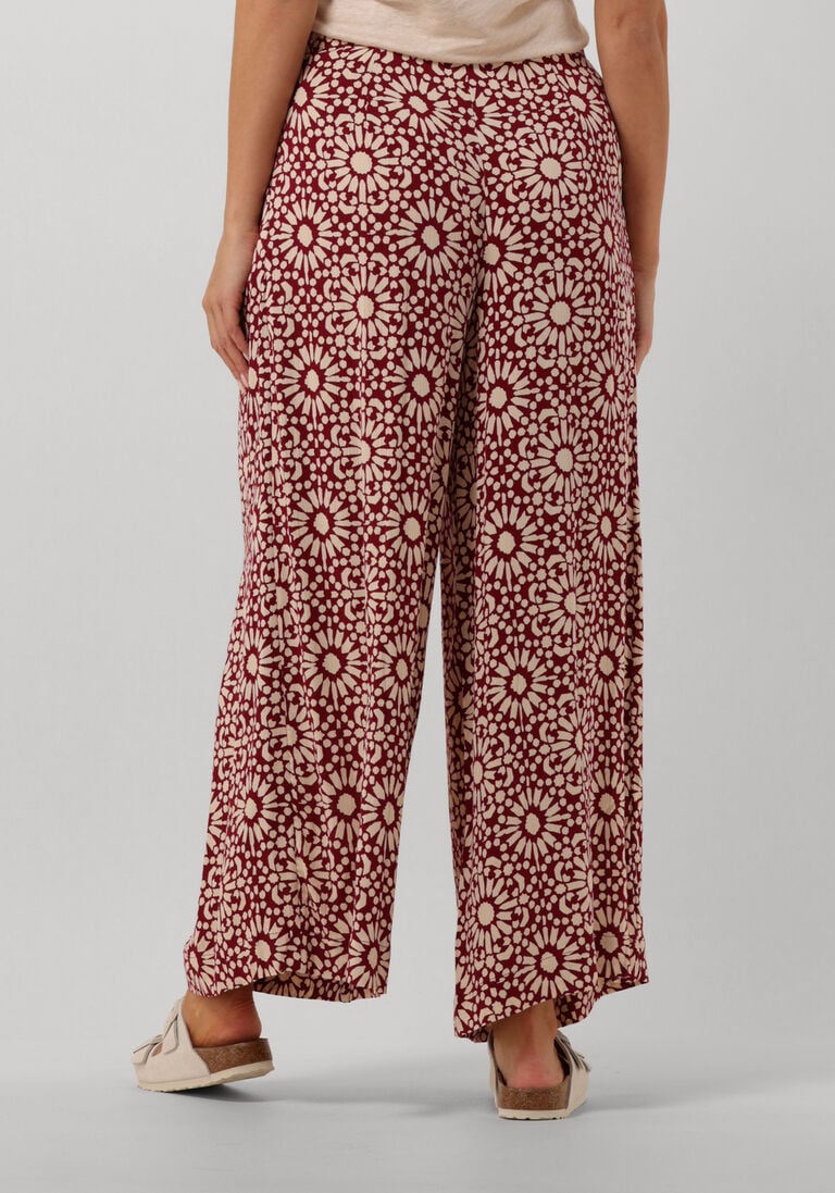 BY-BAR bordeaux by-bar wijde broek wanda sunflower pants