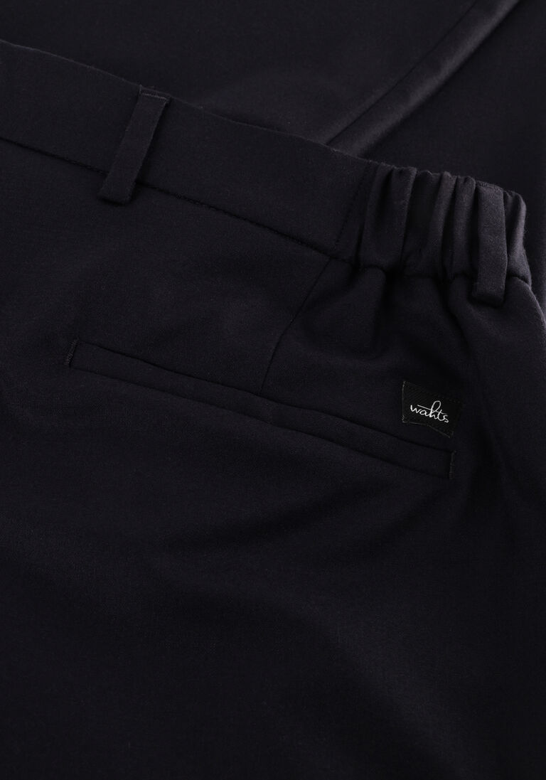 donkerblauwe wahts pantalon brett stretch wool