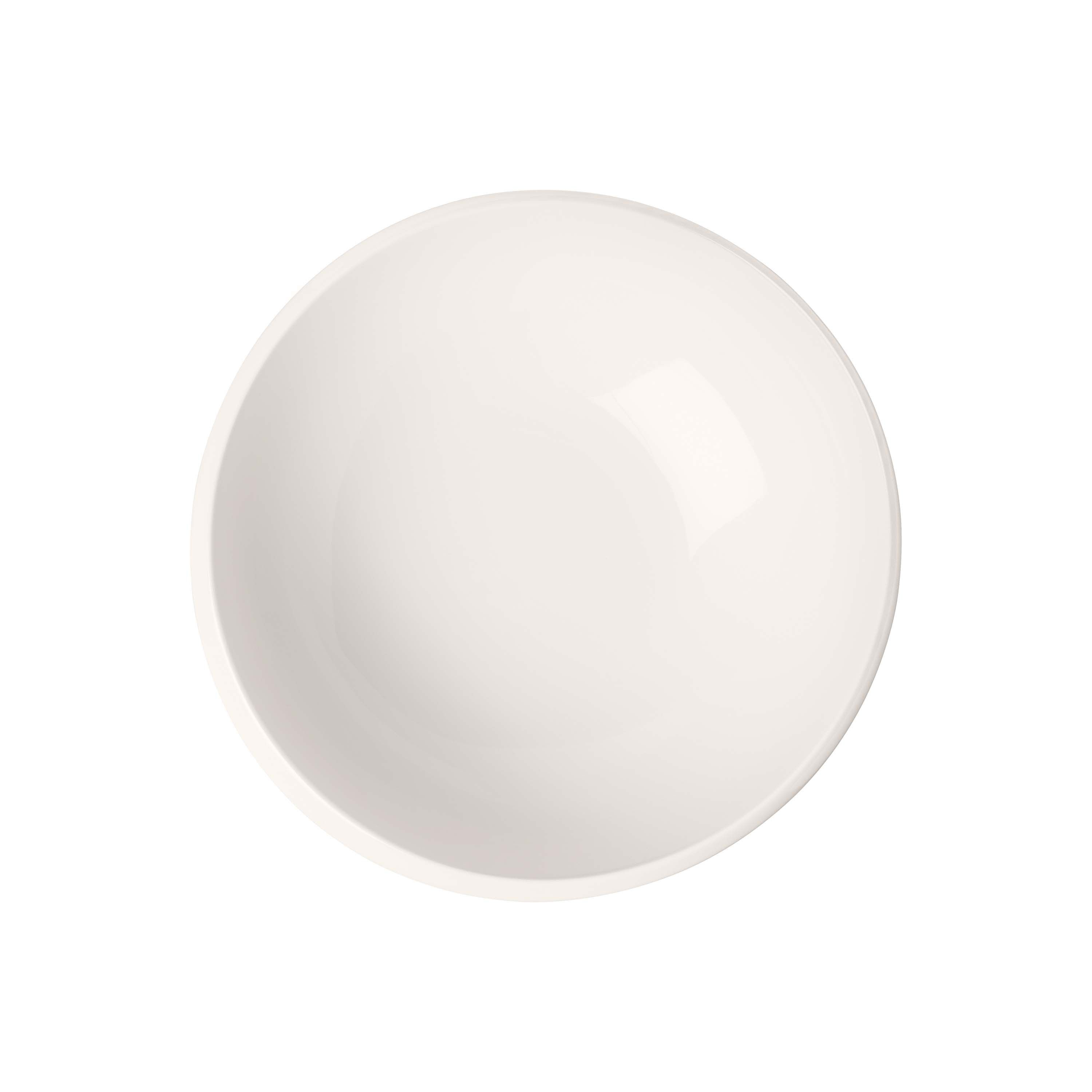 NewMoon Salad serving bowl White, 47.4 oz, Premium Porcelain