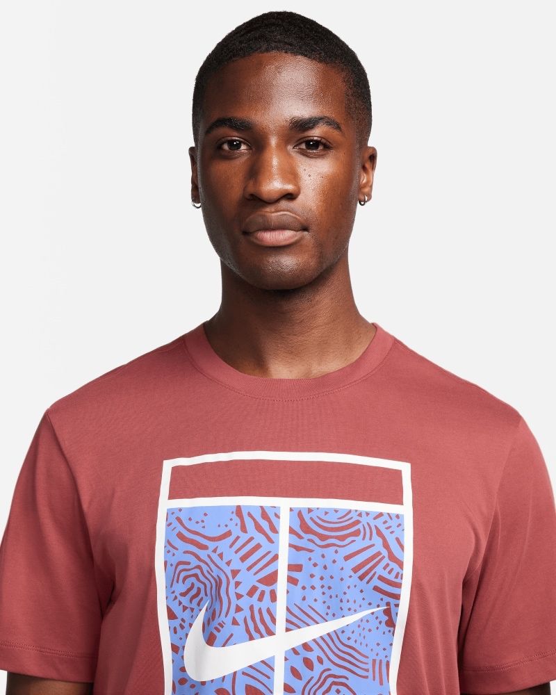 T-shirt Nike NikeCourt Rouge pour homme
